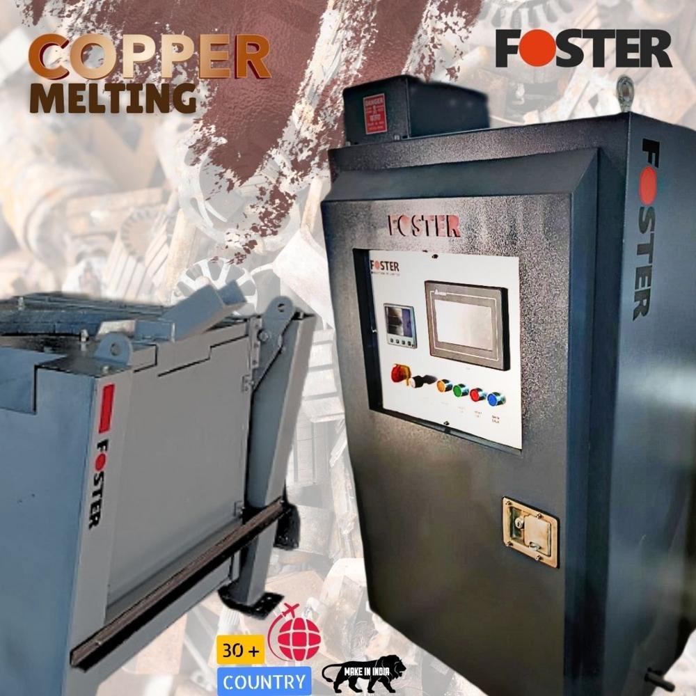 Induction Copper Melting Furnace - Dimensions: 61 X 61 X 77 Centimeter (Cm)