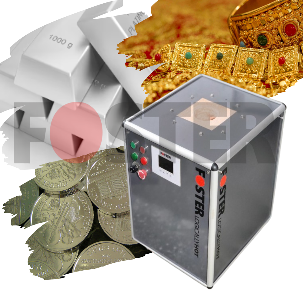 Foster Gold And Silver Melting Machine - Dimensions: 61 X 61 X 77 Centimeter (Cm)