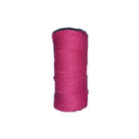 Macrame Twisted Cotton Cord - 3-7mm Thickness, Coated Plain Texture | Lightweight, Durable, Available In Multiple Colors
