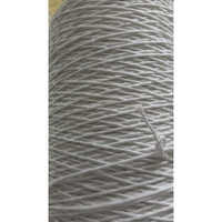 White Cotton Twisted Cord - 100% Cotton, 3-7mm Thickness, Coated, Plain Texture, Light Weight, Versatile For Jewelry, Macrame & Diy Projects