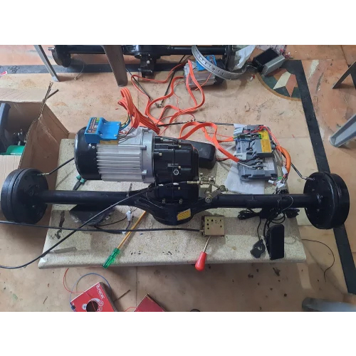 52 इंच डिफरेंशियल एक्सल के साथ 10Kw PMSM मोटर किट