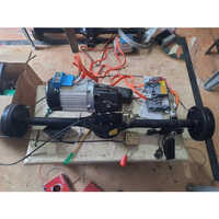 52 Inch Differential Axle With 10kw Pmsm Motor Kit - Color: Black