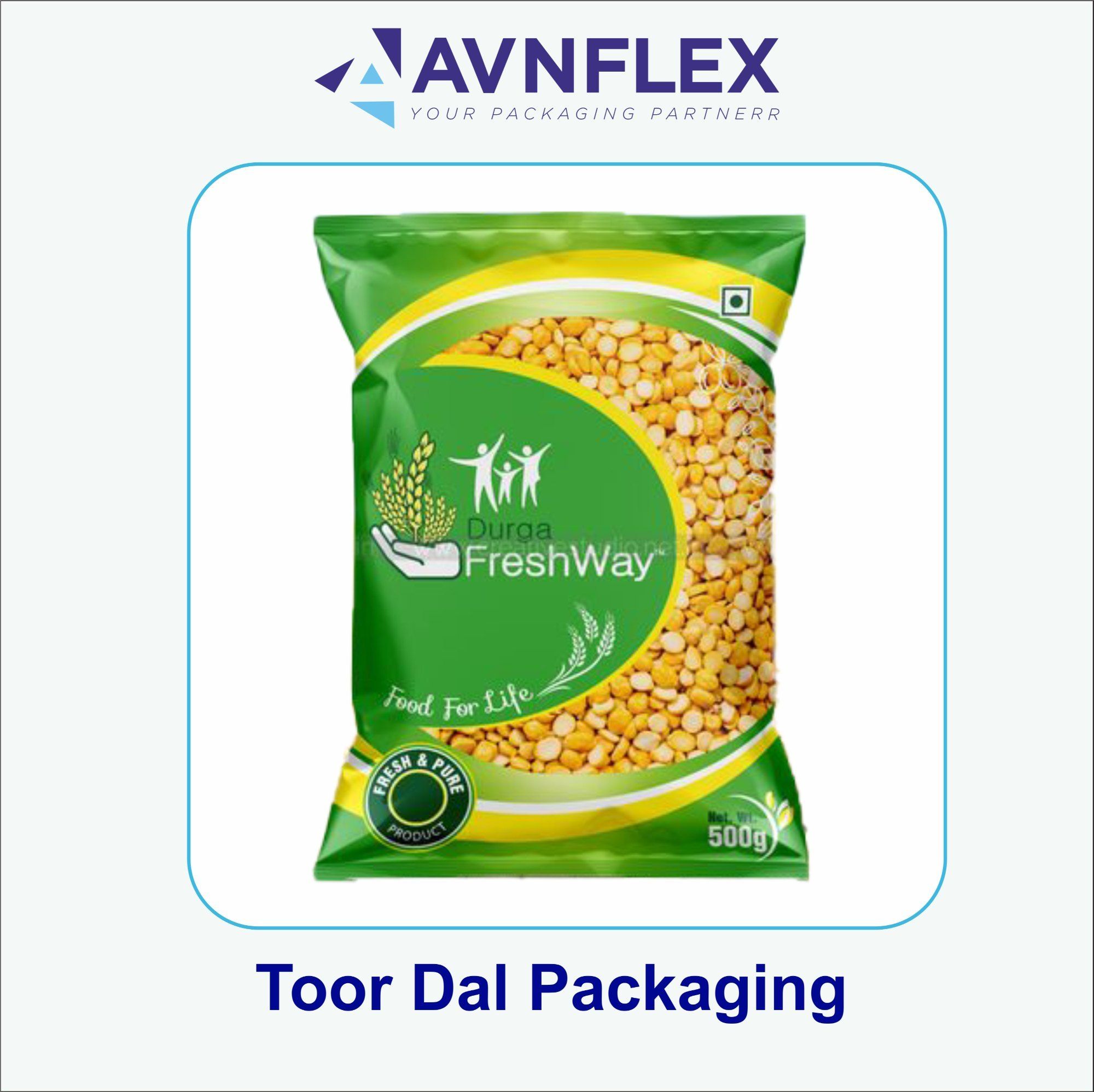 Printed Laminated Pulses Cereal Packaging Pouch