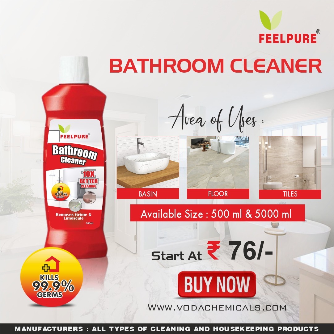 Voda Feelpure Bathroom Cleaner - Color: Red