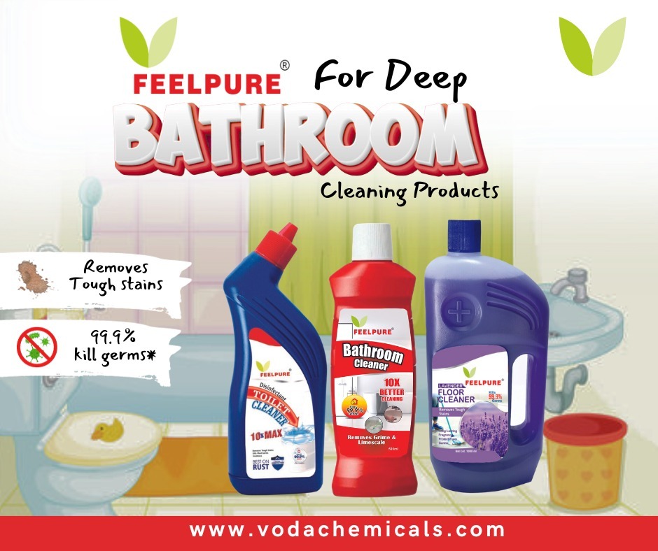 Voda Feelpure Bathroom Cleaner - Color: Red