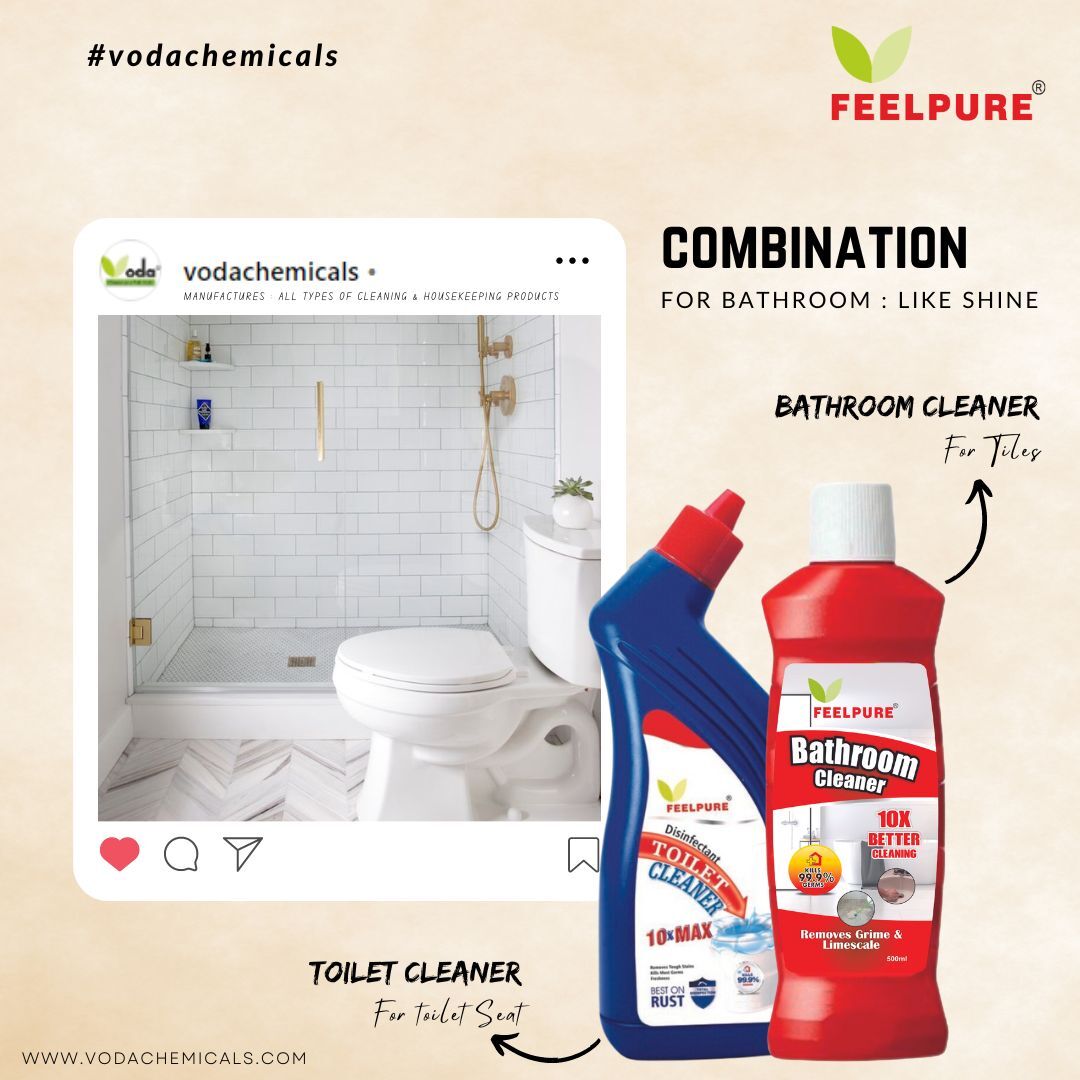 Voda Feelpure Bathroom Cleaner - Color: Red