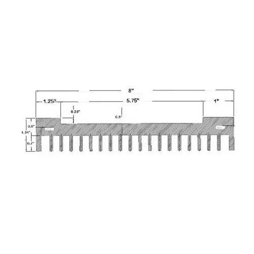 Tractor Amplifier Heatsink