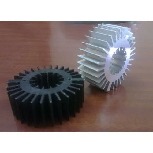 Mk-80p Led Heat Sink - Color: Black And Silver