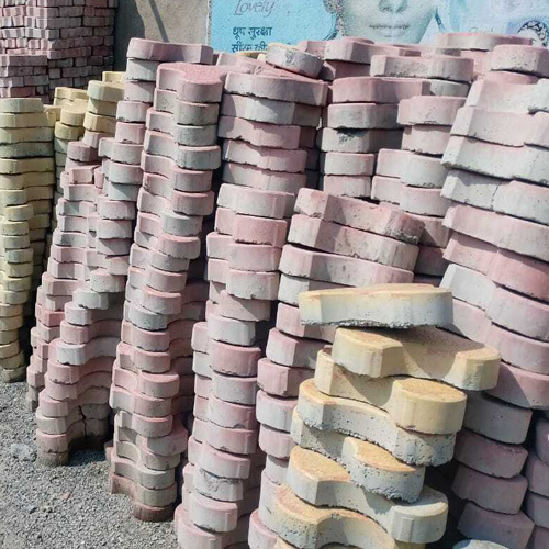 Outdoor Paver Block - Color: White