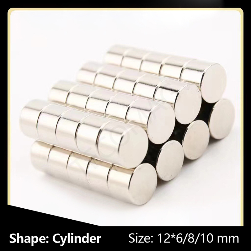 Cylinder Sintered Ndfeb Magnet 4*5/6mm - N35-n55 Permanent Magnet | Versatile Round Shape, High Magnetic Properties, Various Coatings Options