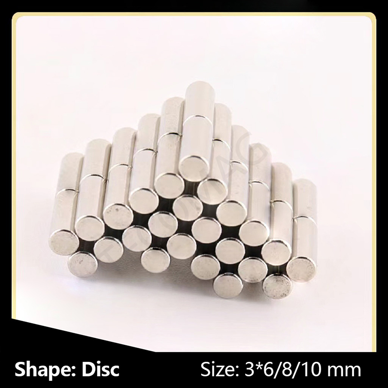 Cylinder Sintered Ndfeb Magnet 4*5/6mm - N35-n55 Permanent Magnet | Versatile Round Shape, High Magnetic Properties, Various Coatings Options