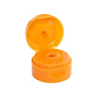 35 MM Natural Snap On Center Hole Flip Top Cap