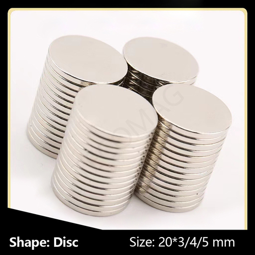 Round Disc NdFeB Magnet 20*3/4/5mm