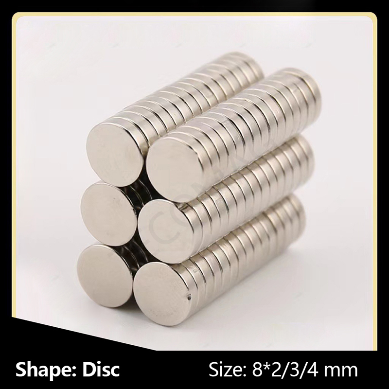 Round Disc Ndfeb Magnet 20*3/4/5mm - N35-n55 Grade, Silver/gold/black Coating | High Magnetic Energy Output, Oem/odm Accepted, Versatile Applications