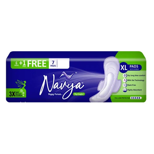 XL Size Sanitary Napkins 7 Pcs