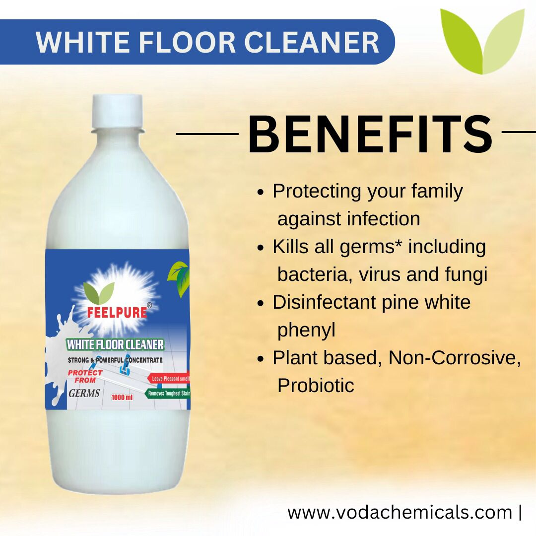 White Floor Cleaner 1 Liter Phenyl - Material: Liquid