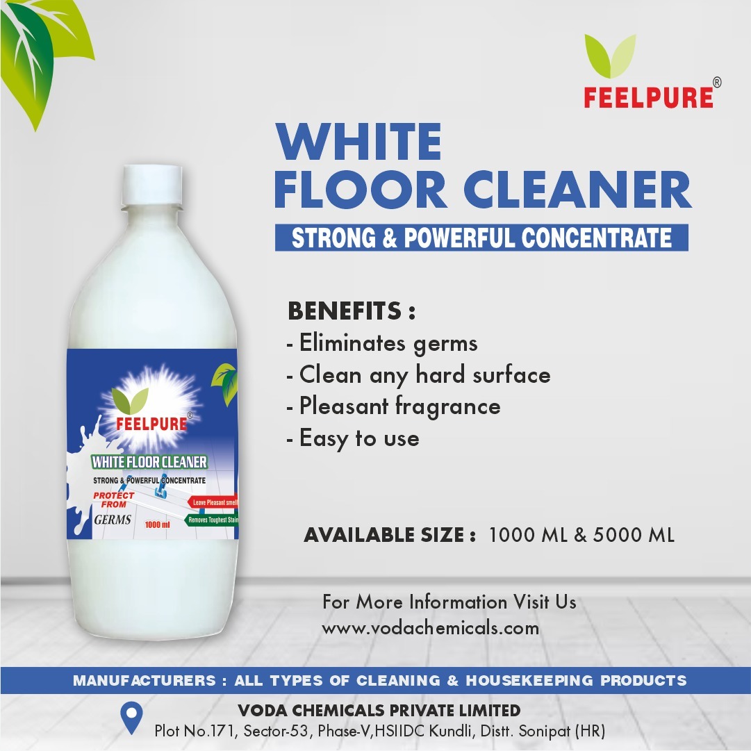 White Floor Cleaner 1 Liter Phenyl - Material: Liquid