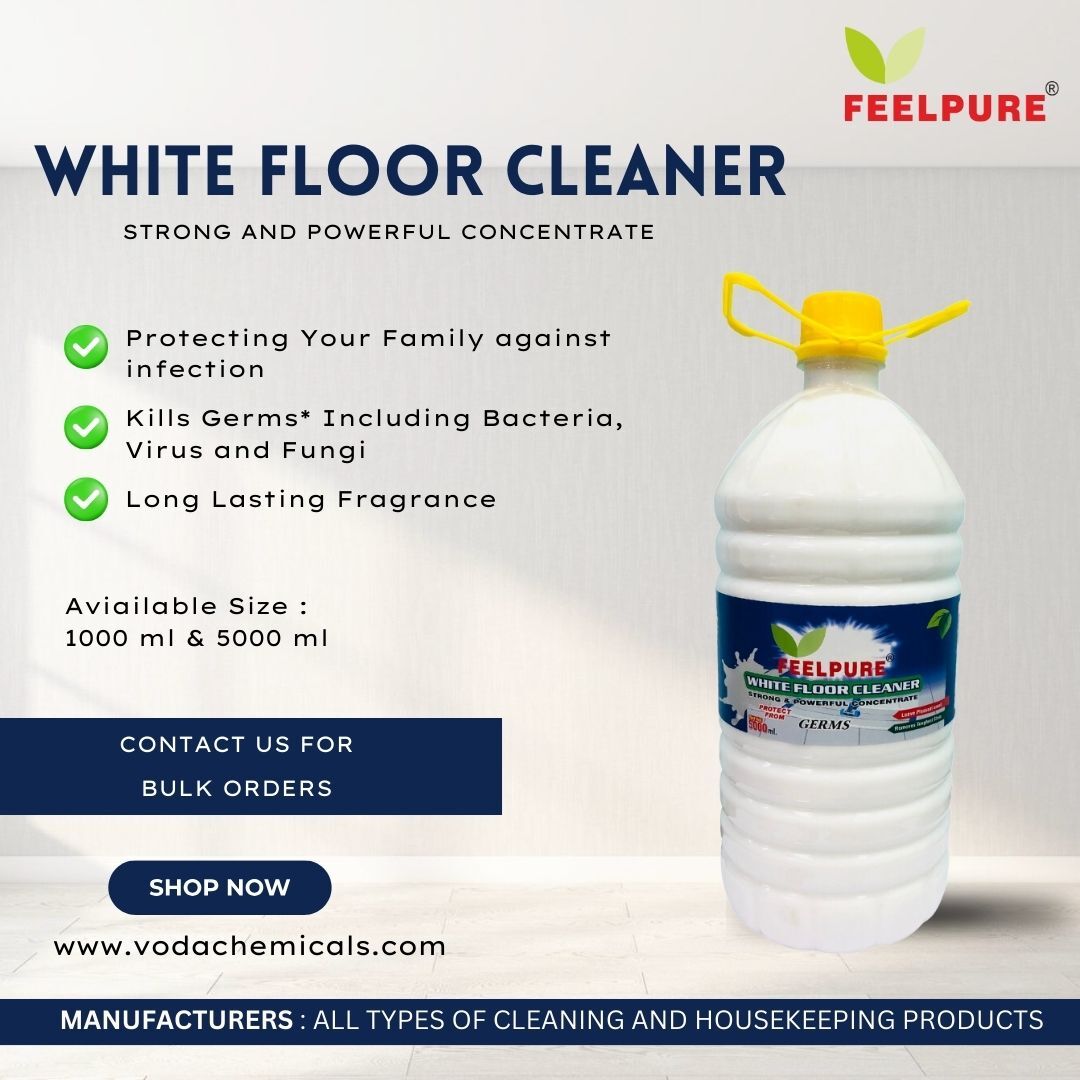 White Floor Cleaner 1 Liter Phenyl - Material: Liquid