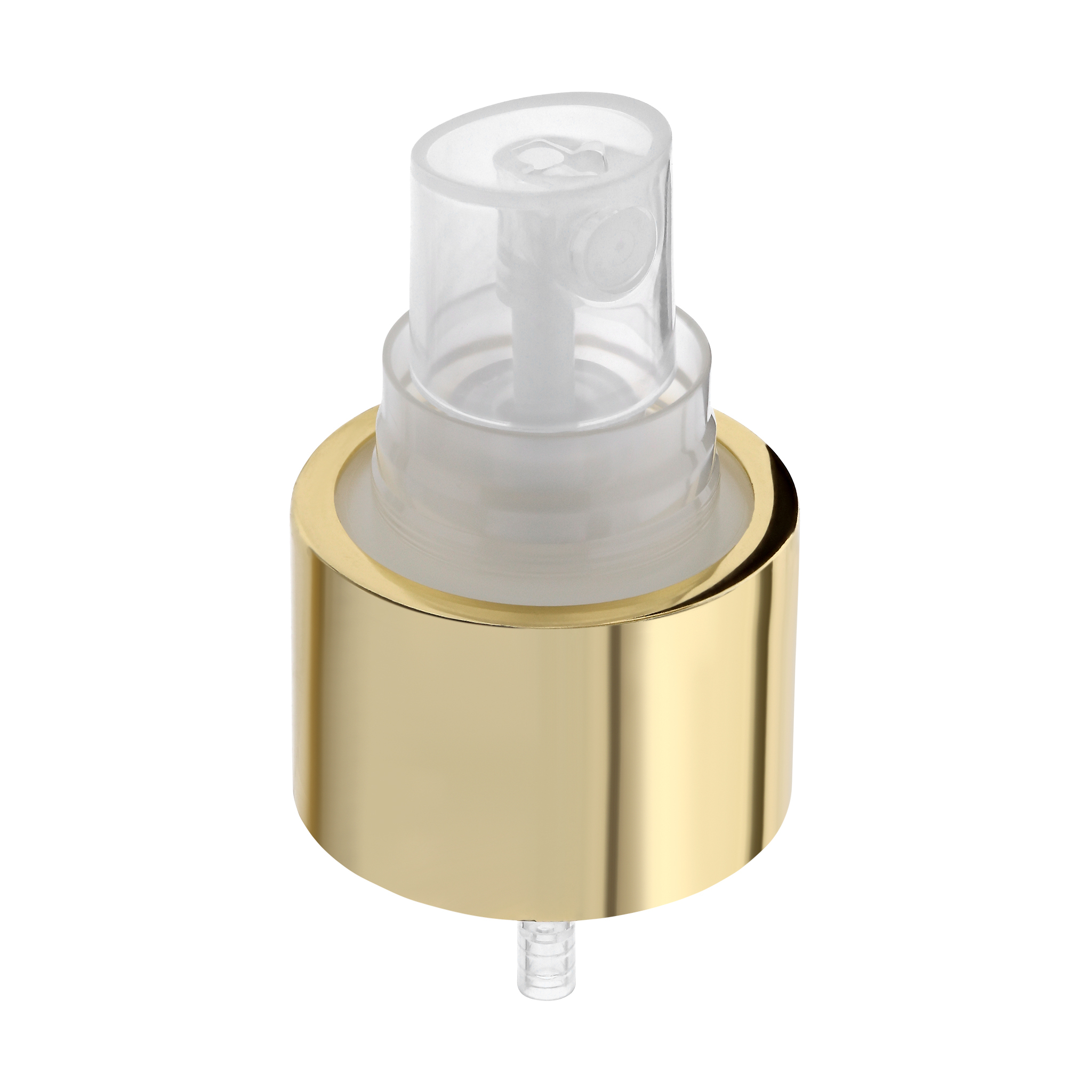 24mm Black Golden Mist Spray - Plastic Material, 24 Mm Size, Rigid Hardness, Color: Black Golden | Screw Cap Design, Versatile For Various Surfaces