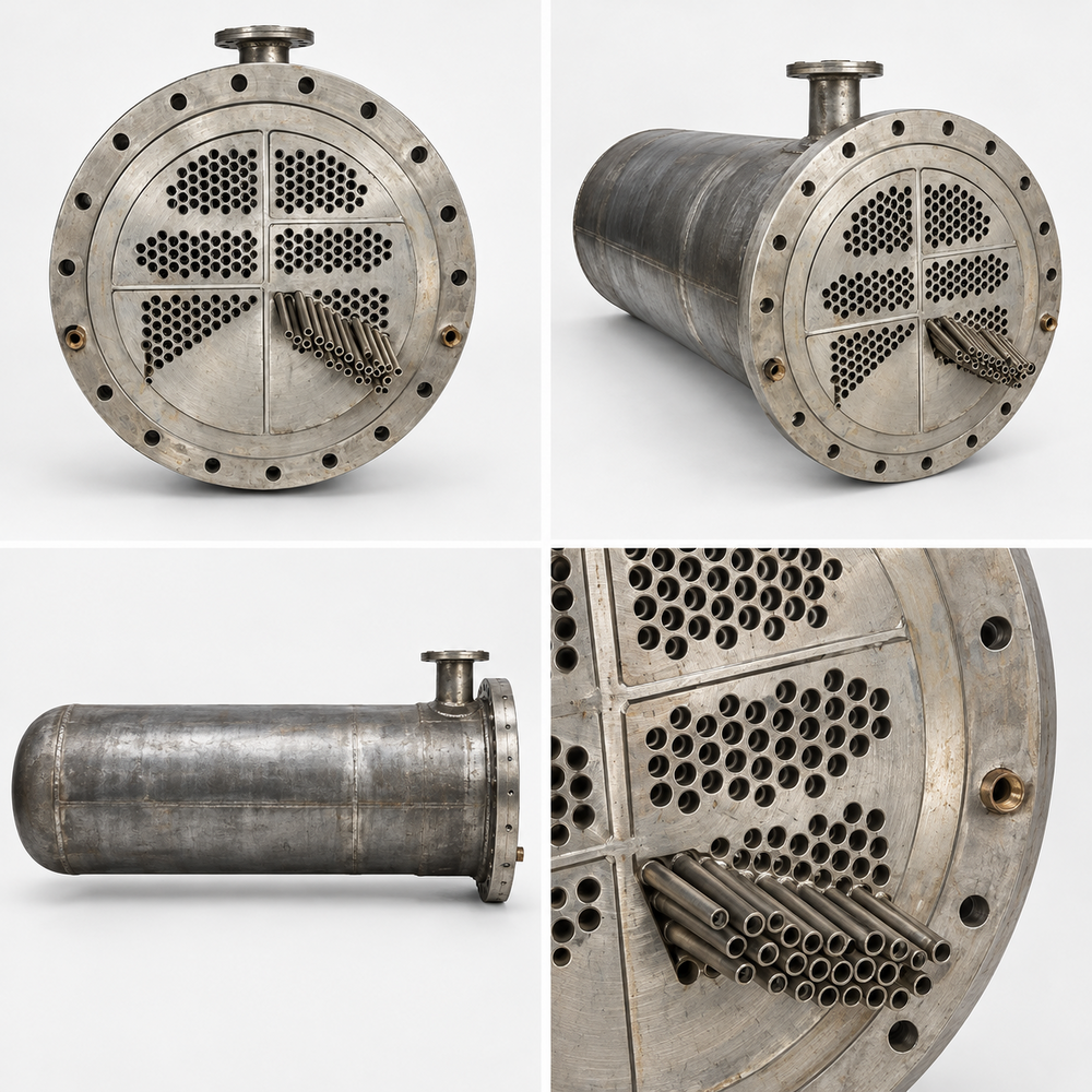 Falling Film Evaporator Unit - Body Material: Stainless Steel