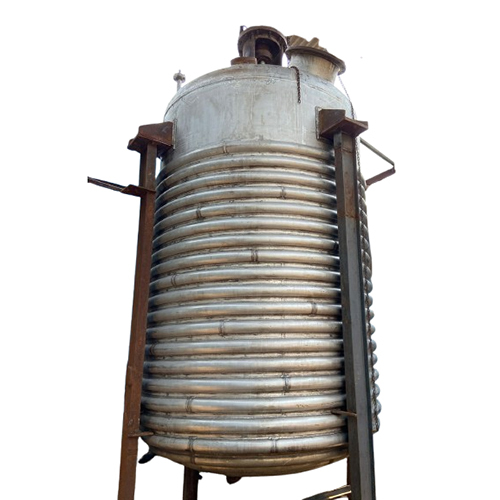 500 to 20000 Ltr SS Double Limpet Coil Jacketed Reactor