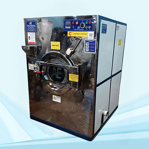 Front Load Washing Machine - Color: Blue & White