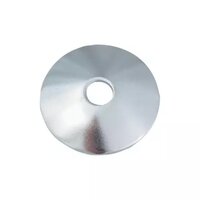 Cup Washer - Mild Steel, Various Sizes Available, Silver Color, Round Shape, Galvanized Finish | Essential For Industrial And Commercial Hardware Applications