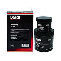 Devcon Titanium Putty - Pharmaceutical Grade, 95%-98% Purity, White Liquid/paste Adhesive | Strong Bonding, Water And Heat Resistant, Quick Curing
