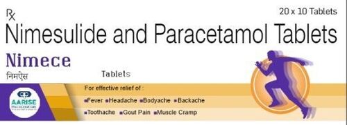 Nimesulide and Paracetamol tablets