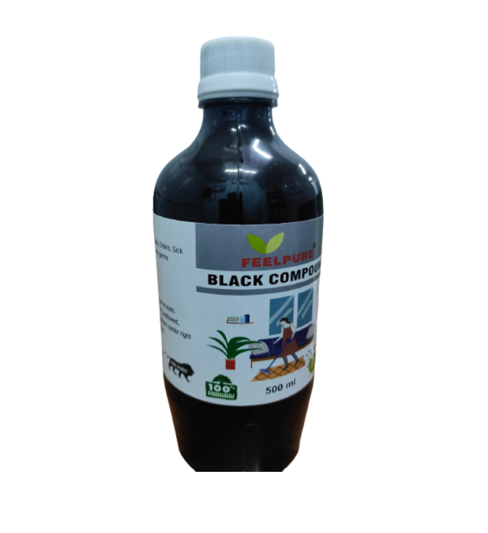Black Floor Cleaner 500 ml Black Phenyl