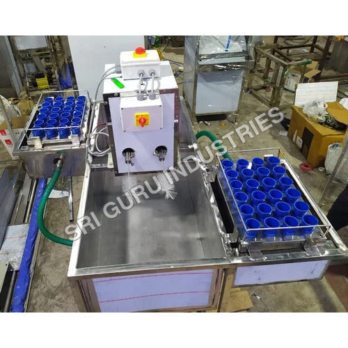 Semi Automatic Bottle Washing Machine