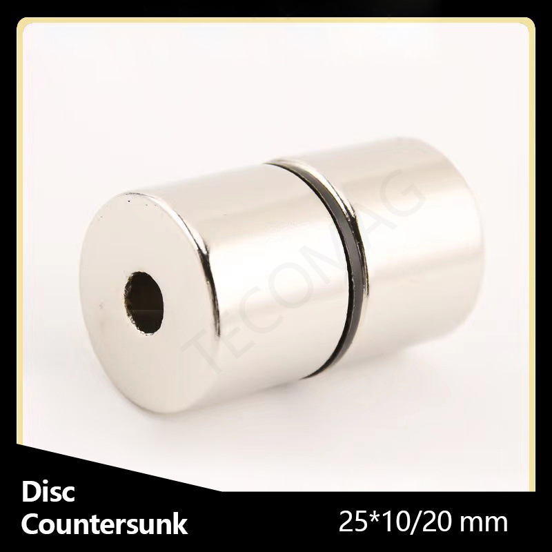 Disc Countersunk NdFeB Magnet 40*5*10*20mm