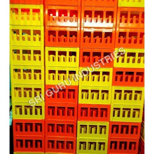 Supreme Plastic Crates - Color: Yellow & Red