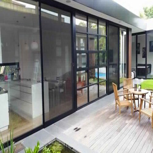 Pleated Mesh Double Par Installation Services