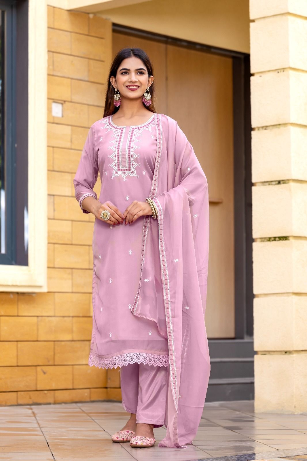 Buy Readymade Kurti in Light Purple