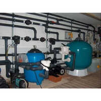 Swimming Pool Filtration Plant - 415v Automatic Cartridge Filter System | Medium Grade Filtration For Industrial Use, Easy Operation