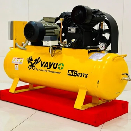 3hp Reciprocating Air Compressor - Lubrication Type: Lubricated