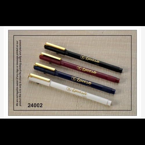 Ball Pens - Plastic Body, Medium Size, Nib Size 0.7mm, Ink Color Blue | High-quality With Metallic Clip, Elegant Metallic Accents