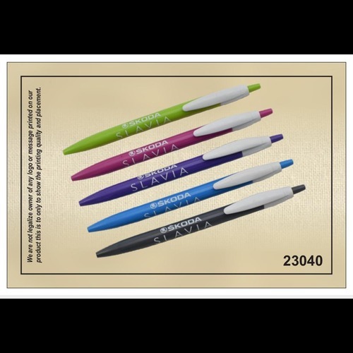 Ball Pens - Plastic Body, Medium Size, Nib Size 0.7mm, Ink Color Blue | High-quality With Metallic Clip, Elegant Metallic Accents