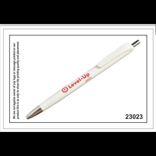 Ball Pens - Plastic Body, Medium Size, Nib Size 0.7mm, Ink Color Blue | High-quality With Metallic Clip, Elegant Metallic Accents