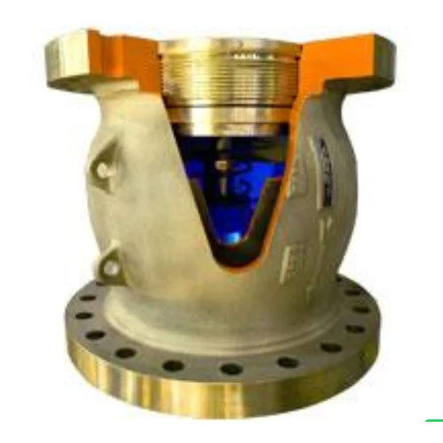 Noz-Chek High Performance Nozzle-Type Non-Slam Check Valve - Color: Golden