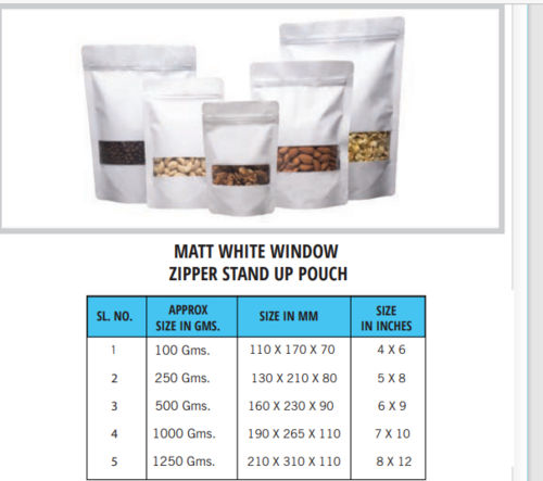 Protein and Whey powder Packaging Pouch