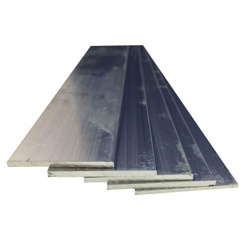 7075 Aluminium Flat Bar - Color: Silver