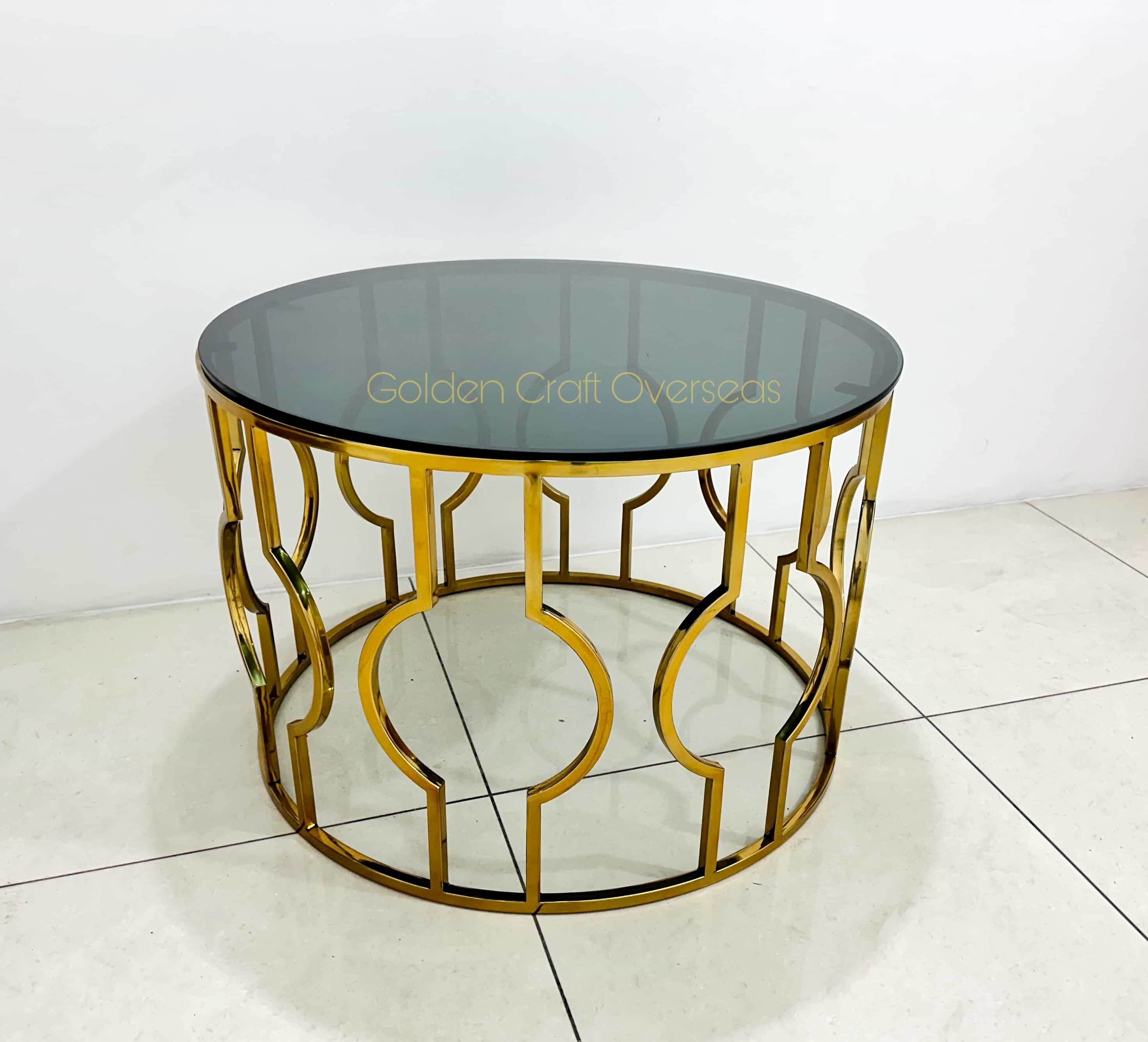 Glass center table