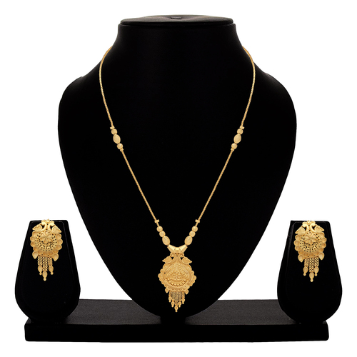 Forming Necklace Set, Wedding Gold Jewelry for Women, Traditional & Special Occasion, Gold Plated, Gift for her, Party wear.