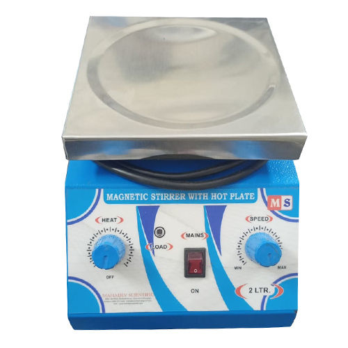 Magnetic Stirrer With Hot Plate - Color: Blue