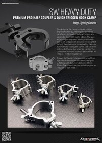 Folder Clamp (loading Weight: 50kgs) - Color: Silver