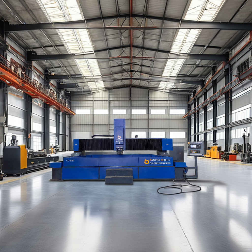 High Speed Cnc Tube Sheet Drilling Machine In Ahmedabad - Color: Blue