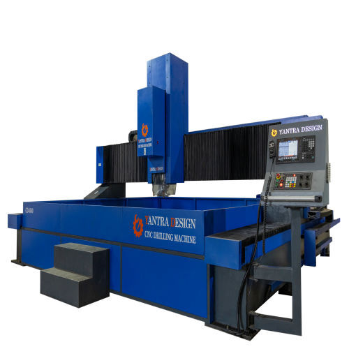 High Speed Cnc Tube Sheet Drilling Machine In Ahmedabad - Color: Blue