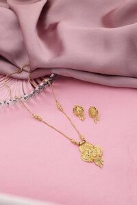 Forming Necklace Set, Wedding Gold Jewelry for Women, Traditional & Special Occasion ,Gold Plated, Gift for her, Party wear.